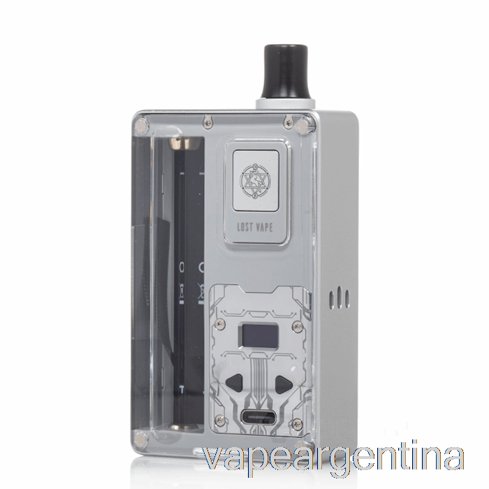 Vape Perdido Centaurus B80 Aio Kit Vape Plateado Espacial Descartable